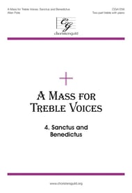 Sanctus and Benedictus SA choral sheet music cover Thumbnail